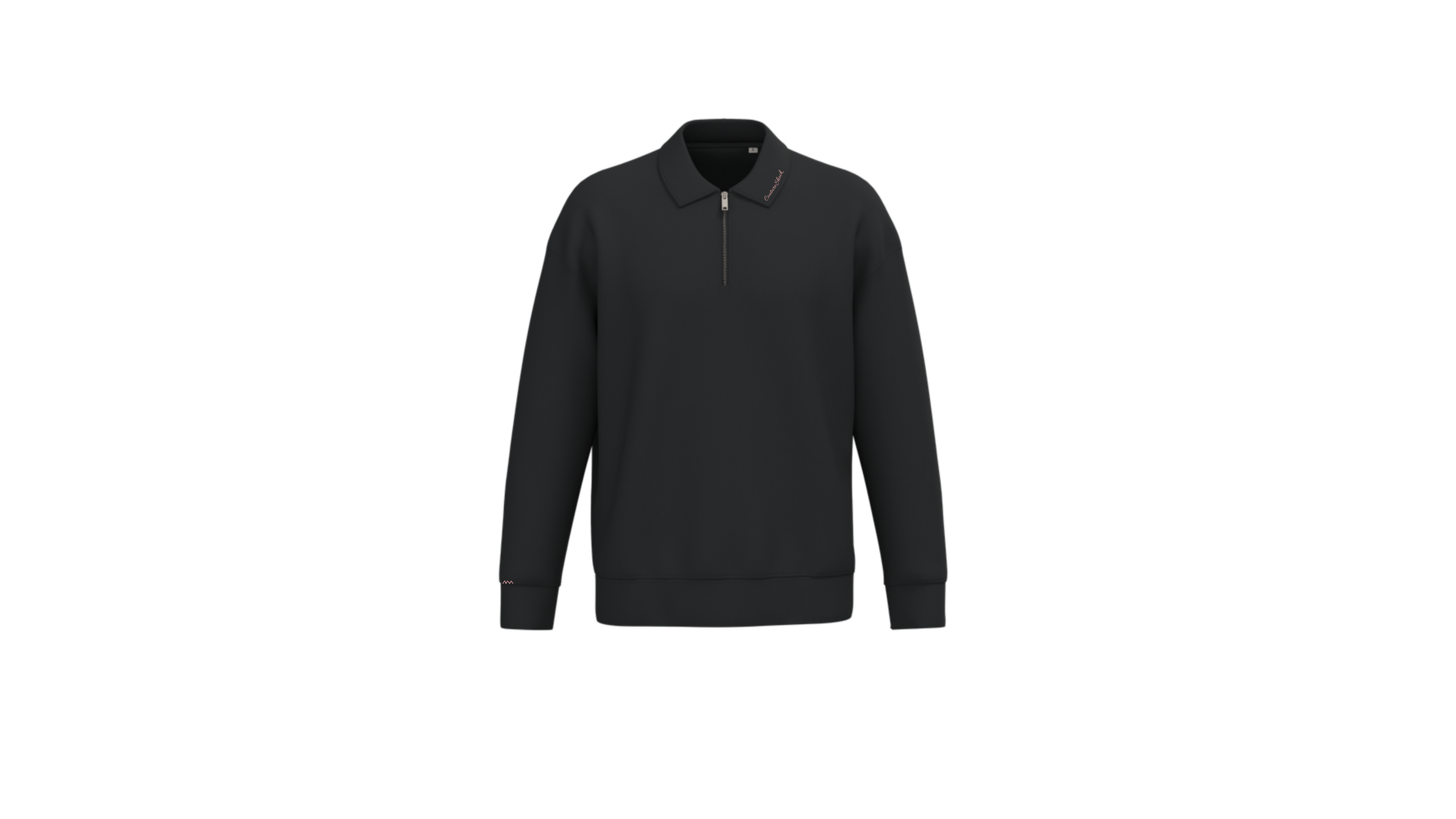Black cs quarter zip